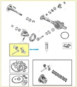 Souprava soukolí diferenciálu 4740670 Jeep Grand Cherokee ZJ Souprava soukolí diferenciálu 4740670 Jeep Grand Cherokee ZJ
